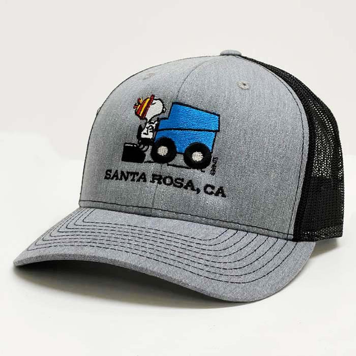 Snoopy Zamboni "Santa Rosa, CA" Mesh Trucker Cap