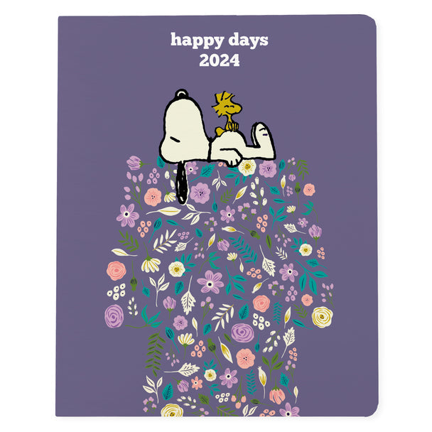 PEANUTS FLORAL 8 X 10 18-MONTH MONTHLY PLANNER