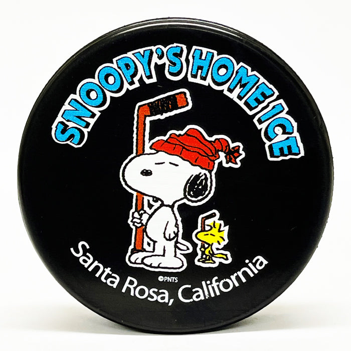 Snoopy's Home Ice Puck Snoopy and Woodstock