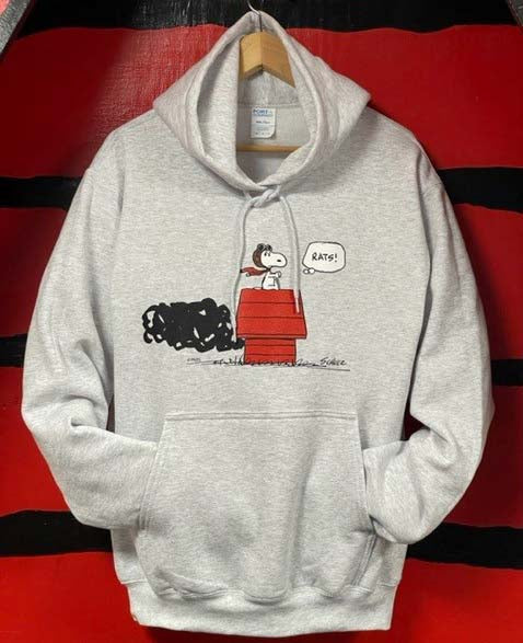 Snoopy Flying Ace Light Grey Sweatshirt