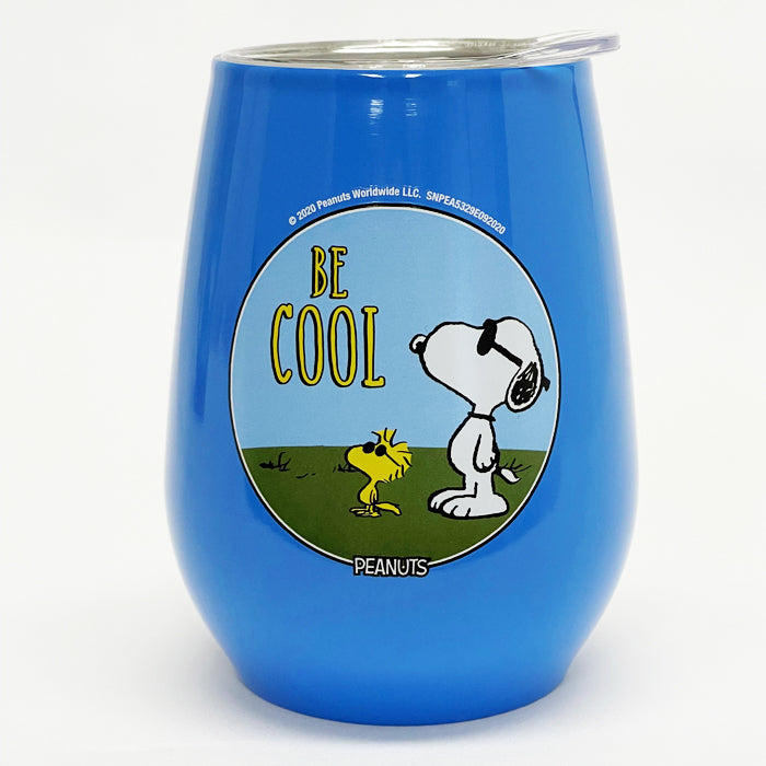 Peanuts Be Cool 10 oz. Double Wall Stainless Steel Tumbler w/ Lid