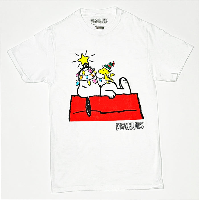 Christmas Snoopy on Dog House T-shirt