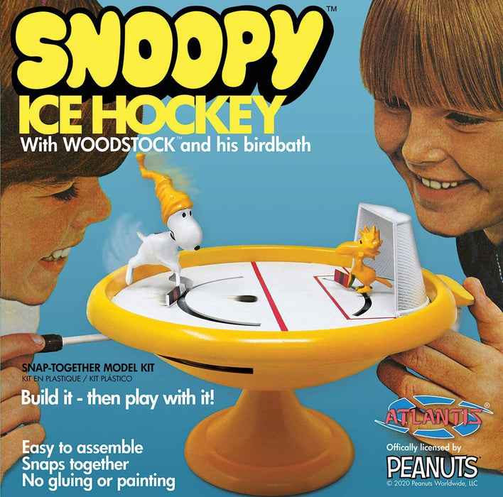Snoopy Ice Hockey with Woodstock