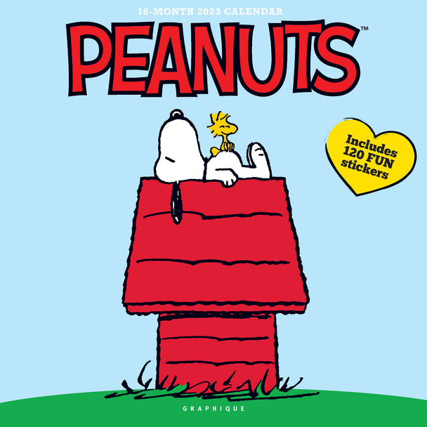 Peanuts 2023 16 Month Wall Calendar