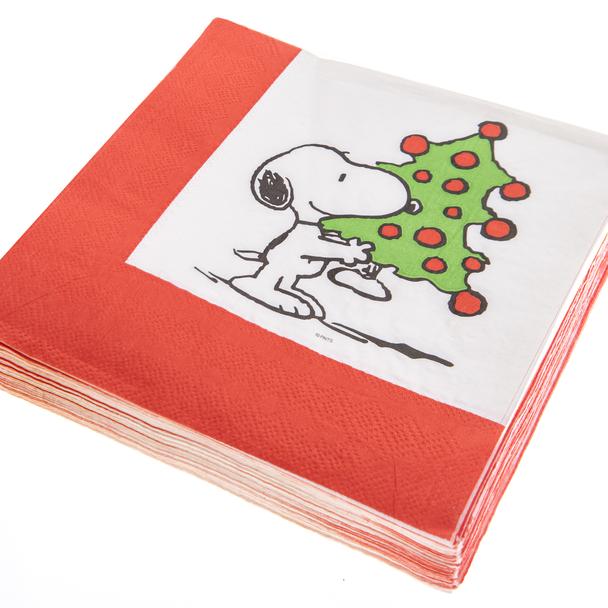 Snoopy Carrying Tree Lunch Napkins