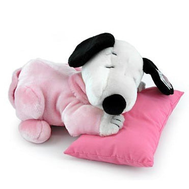 Snoopy 11" Sleeping on a Pillow Blue