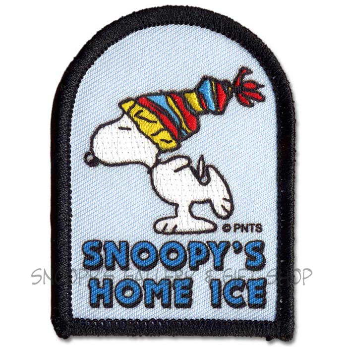 Snoopy Skating Patch with Snoopy's Home Ice — Snoopy’s Gallery & Gift Shop