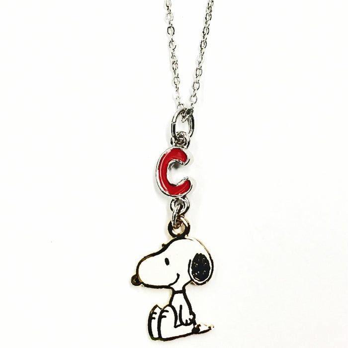 Snoopy Alphabet Necklace, Choose Your Letter