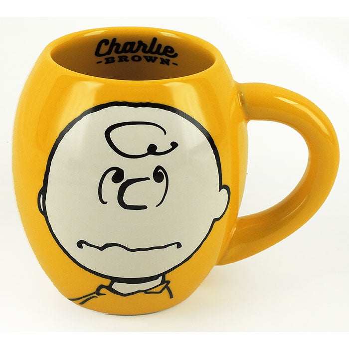 Ceramic Oval Mug, Charlie Brown "Good Grief" 18 Oz.