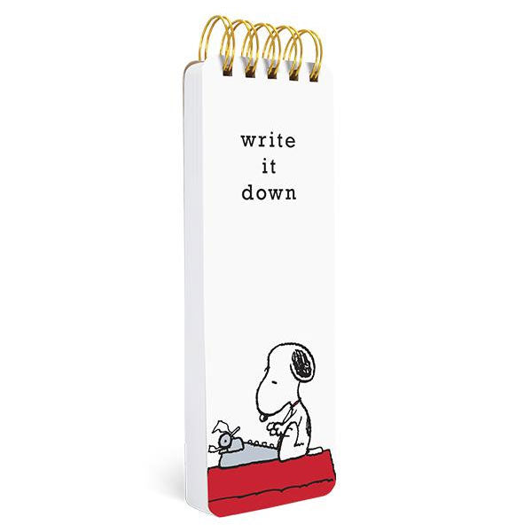 Snoopy Top Wire-Bound, Hard Cover Reporter Journal
