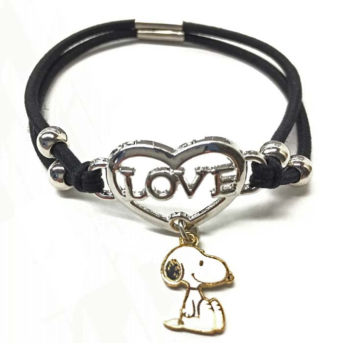 Snoopy Love Stretch Bracelet