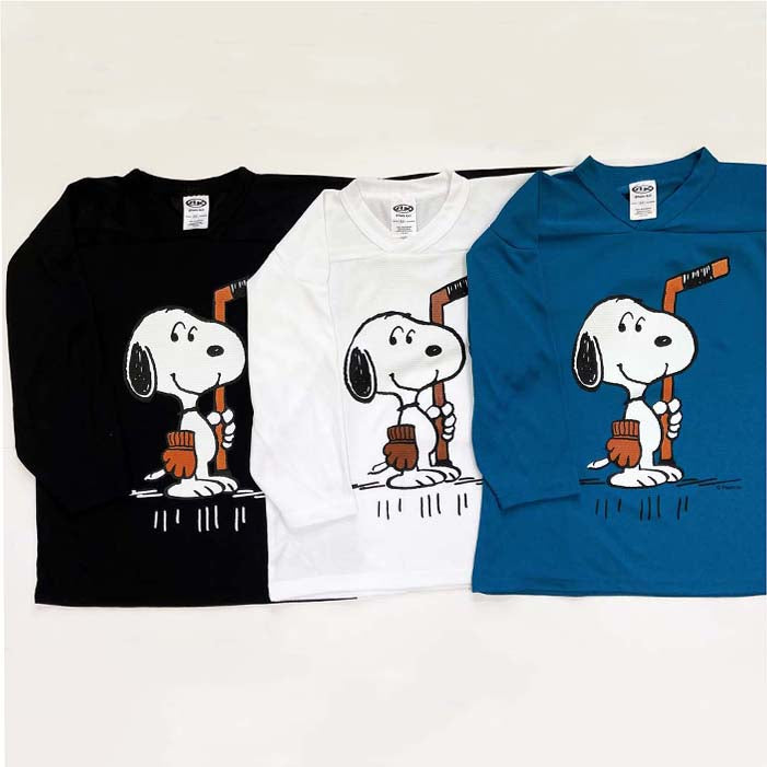 Cheap Custom Wholesale Charlie Brown Peanuts Hockey Jerseys Men