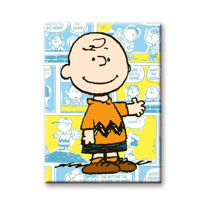 Charlie Brown Comic Flat Magnet