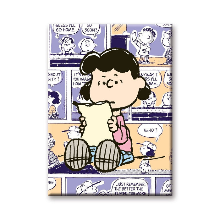 Lucy Comic Flat Magnet